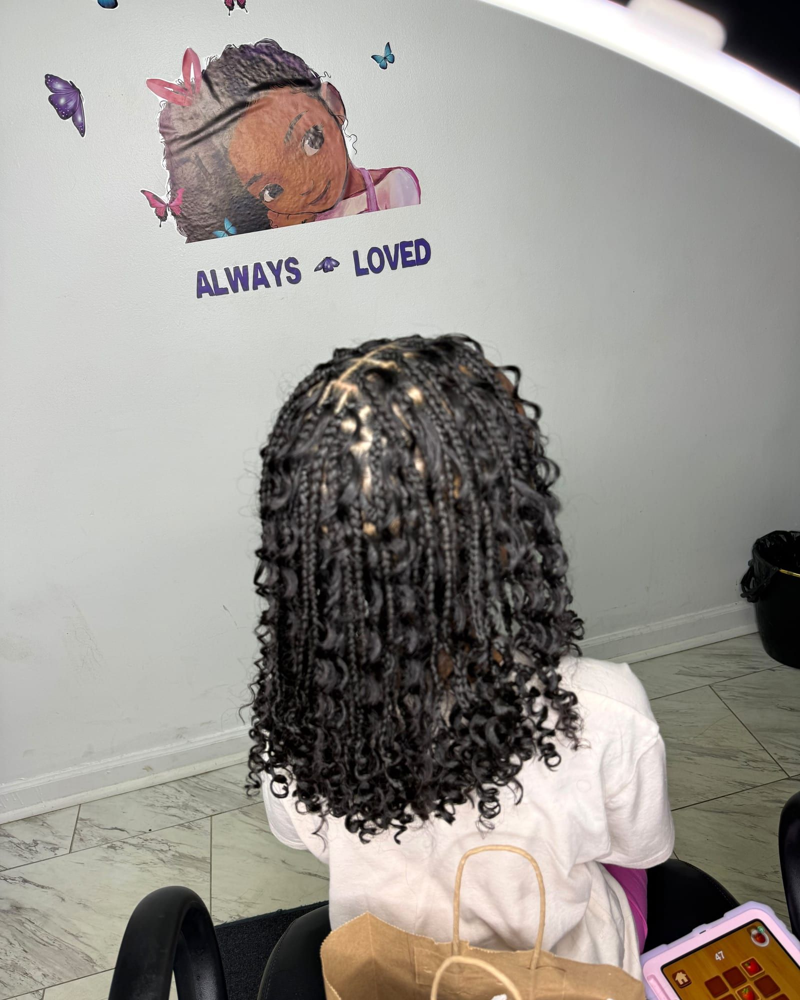 Kids bohemian braids
